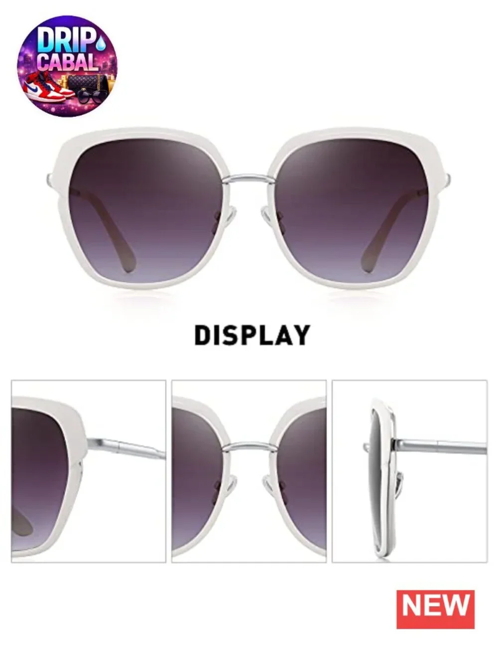 Vintage Oversized Shield Frame Polarized Sunglasses for Women with Gift Box